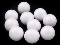 Koule Ø2,5 cm polystyren 100 kusů