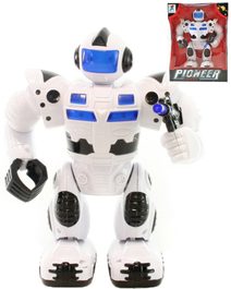 Robot bojový Pioneer chodící 23cm na baterie Světlo Zvuk