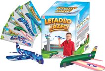 Letadlo soft házecí polystyrenové 20cm na házení různé druhy