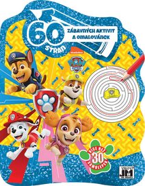 Sešit 60 stran zábvaných aktivit Tlapková Patrola (Paw Patrol)