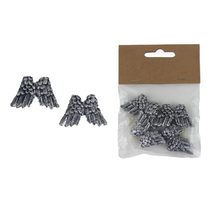 Andělská křídla, 4 ks X5034-28 - 3,2 x 1 x 2,5 cm