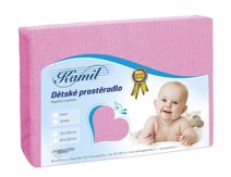 Dětské JERSEY prostěradlo Růžová 010