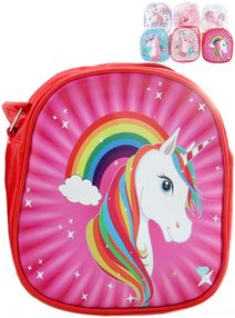 Kabelka dětská jednorožec plast 6 druhů v sáčku