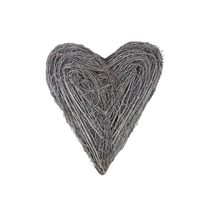 Dekorační srdce P2446/1 - 39x33x6 cm