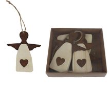 Dekorace anděl k zavěšení, 4 ks K4844 - 8.5X1.2CM H10-19CM 4PCS/BOX:12X11X2.8CM