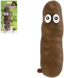 Hovínko natahovací strečové dětská žertovinka 2 barvy na kartě