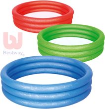 BESTWAY Bazén dětský kulatý tříkomorový 152x30cm nafukovací brouzdaliště
