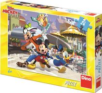 DINO Puzzle 24 dílků Disney Mickey a přátelé skládačka 26x18cm