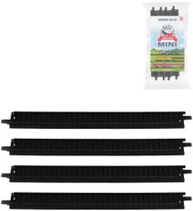 Naše železnice mini kolej rovná set 4ks doplněk k vláčkodráze