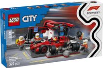 LEGO CITY Zastávka v boxech F1 a personál s vozem Ferrari 60443
