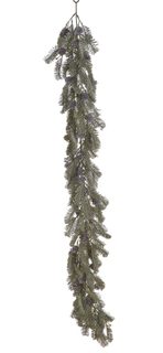 Girlanda jehličí se šiškami 120 cm - zelená