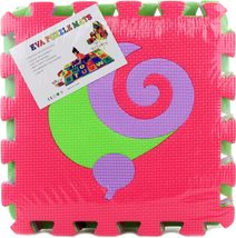 Měkké bloky Jídlo 9ks pěnový koberec baby vkládací puzzle podložka na zem