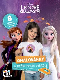 JIRI MODELS Omalovánky s nažehlovacími obrázky Frozen (Ledové Království)