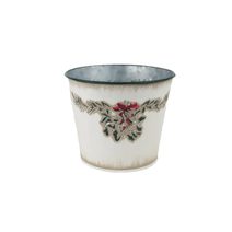 Vánoční květináč plechový K3903/1 - 12 cm