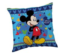 Mikroplyšový polštářek Mickey Blue Polyester, 40/40 cm