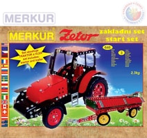 Zetor základní set traktor + vlek 646 dílků