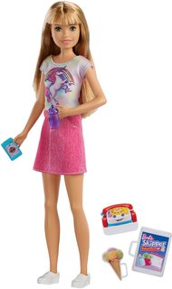 Panenka Barbie chůva 27cm set s 5 doplňky 5 druhů