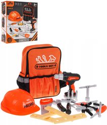 Nářadí pracovní dětské set s batohem a vrtačkou 28ks na baterie Zvuk