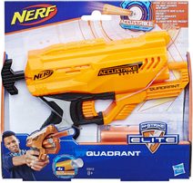 NERF N-Strike Elite Accustrike Quadrant set pistole blaster + 4 šipky