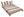 Bavlněné francouzské povlečení 240x220, 2ks 70x90 cm (240 cm šířka x 220 cm délka prodloužená) hnědé paprsky