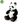 Plyšová panda sedící, 33 cm