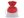 Lněný pytlík s puntíky a krajkou 13x18 cm (6 červená)