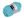 Pletací příze Cord Yarn 250 g (8 (763) modrá tyrkys)