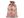 Dárkový vánoční / mikulášský pytlík vločky s glitry 21,5x31,5 cm imitace juty (režná přírodní)