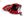 Šle pánské hudební šíře 4 cm délka 120 cm (3 červená černá)
