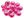 Plastové broušené korálky s velkým průvlekem / plavkové 14,5x9 mm 5 kusů (21 růžová malinová)