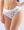 GINA dámské kalhotky klasické, širší bok, šité, s potiskem Disco XVI (bílá růžovofialová - 46/48)