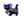 Kovová brož pes, kočka (8 modrá tmavá pejsek)