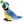Plyšový papoušek modro žlutý Ara Ararauna, 24 cm