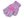 Dívčí pletené rukavice s vločkou (3 fialová lila melír)
