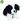 Plyšový pes salašnický stojící 22 cm