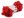 Pletací příze Alize Puffy 100 g (28 (56) červená)