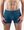 GINA pánské boxerky s kratší nohavičkou, kratší nohavička, šité, s potiskem 73128P