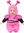 Panenka miminko 30cm růžové dupačky měkké tělíčko na baterie Zvuk