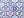 Bavlněná látka / plátno mandala METRÁŽ ((632) bílá modrá)