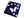 Skládací nákupní taška se zipem pevná 38x44 cm (20 modrá tmavá motýl)