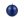 Adventní / vánoční svíčka koule metalický lesk Ø8 cm (8 modrá královská)