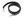 Koženkový popruh / ucho s karabinami na kabelku délka 108 cm (2 černá nikl)
