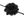 Náhrdelník květ gotický / ozdoba na krk (2 (Ø10,5 cm) černá lesk)