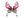 Brož s broušenými kamínky vážka, motýl (4 růžová motýl)