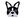 Samolepicí / nažehlovací pes (bílo-černá)