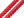 Bavlněná krajka šíře 28 mm paličkovaná METRÁŽ (5 červená)