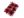 Vánoční hvězda s glitry a drátkem Ø10 cm balení 6 KUSŮ (4 červená)