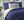 Saténové bavlněné francouzské povlečení LUXURY COLLECTION 1+2, 240x200, 70x90cm tmavě modré