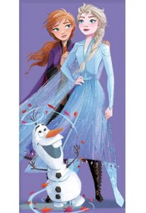 Osuška FROZEN Ledové Království Elsa Anna a Olaf 70x140 cm