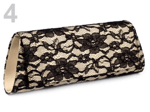 Kabelka - psaníčko 11x27cm s krajkou (1 ks) Psaníčka